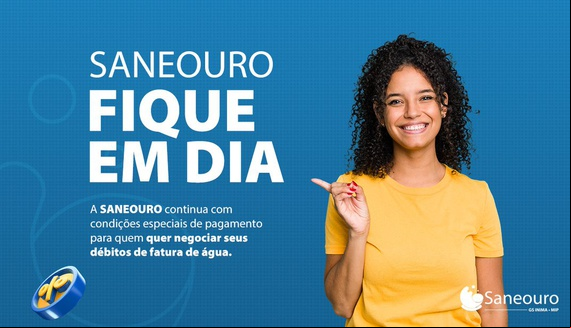 SANEOURO SEGUE COM CAMPANHA DE NEGOCIAÇÃO DE DÉBITOS