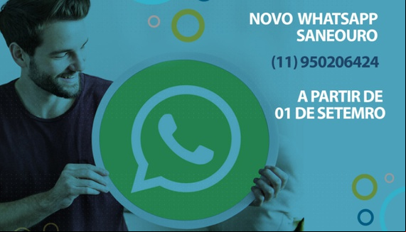 Central de atendimento via WhatsApp a partir do dia 1º de setembro